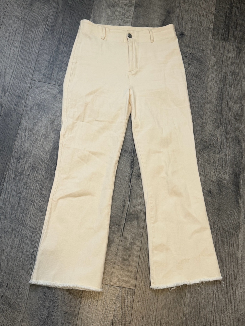LA MIEL Women's Cream Skinny Jeans